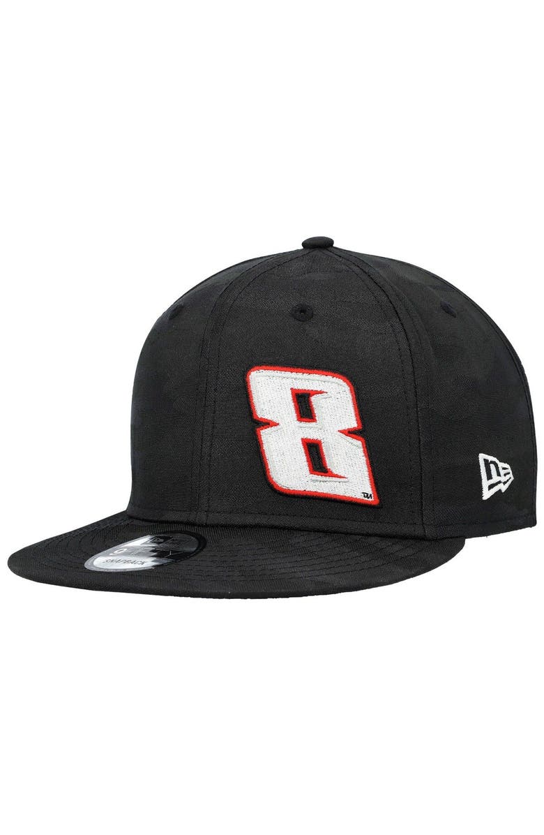 New Era Men's New Era Black Kyle Busch 9FIFTY Flawless Adjustable Hat, Main, color, Black