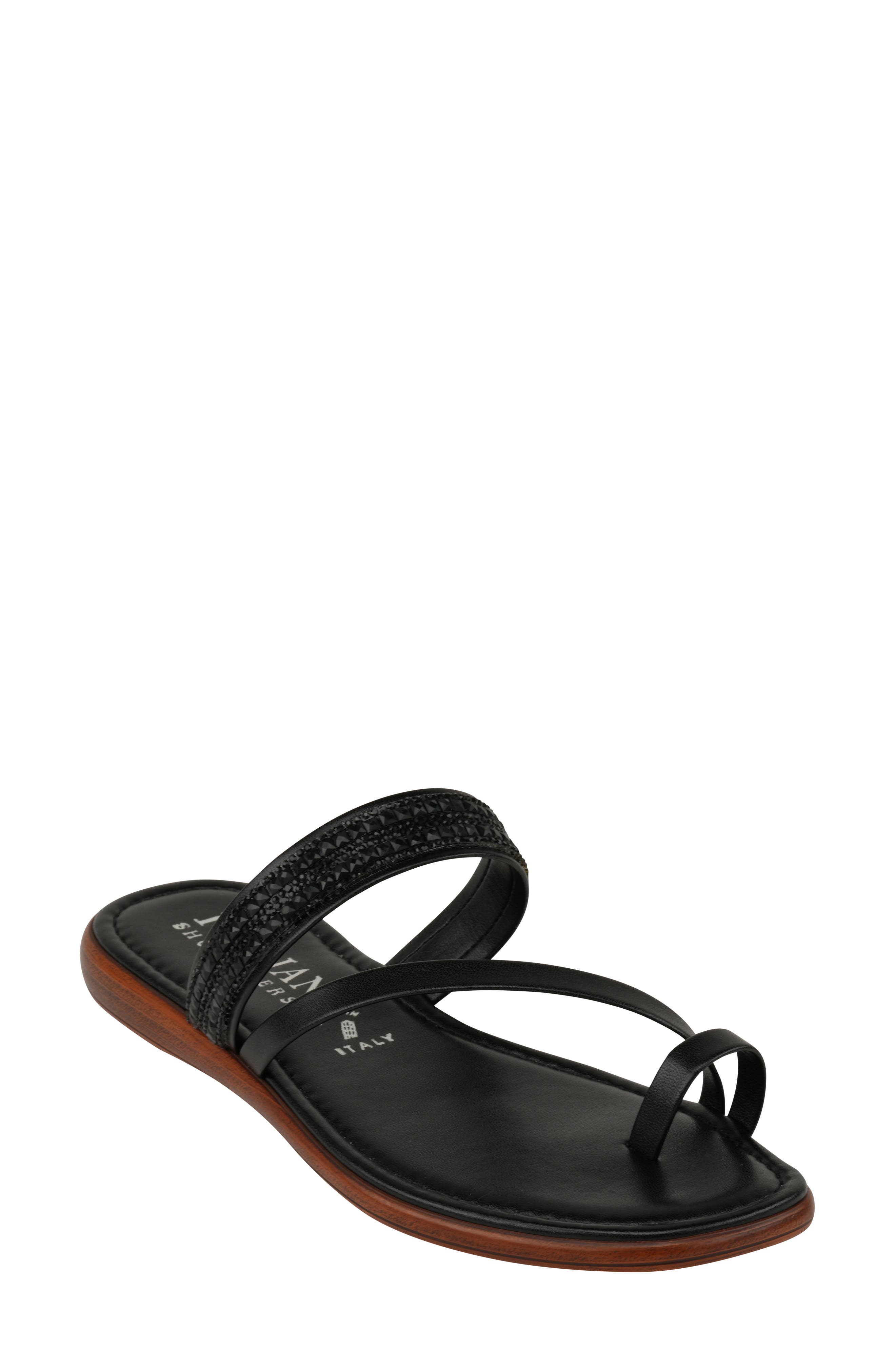 ITALIAN SHOEMAKERS Mavis Loop Toe Sandal, Main, color, 