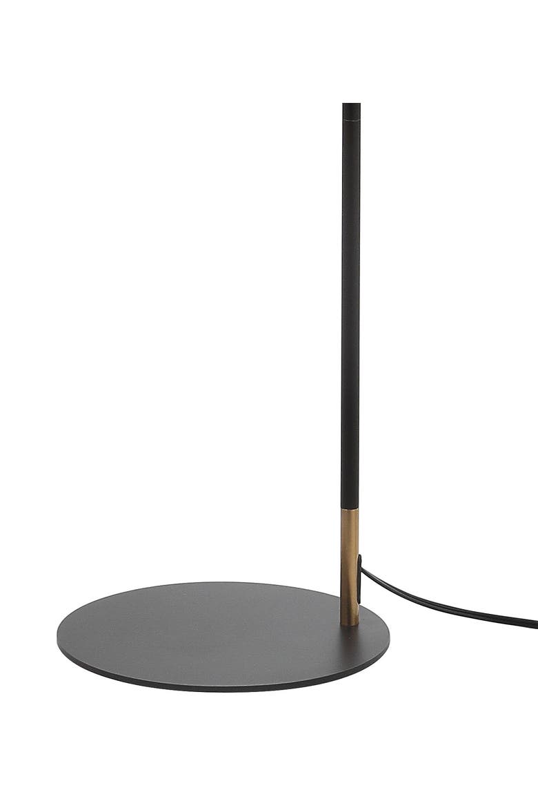 Eugenio 58.5" Metal LED Floor Lamp, Black/Brass Gold, Alternate, color, Black/Brass Gold
