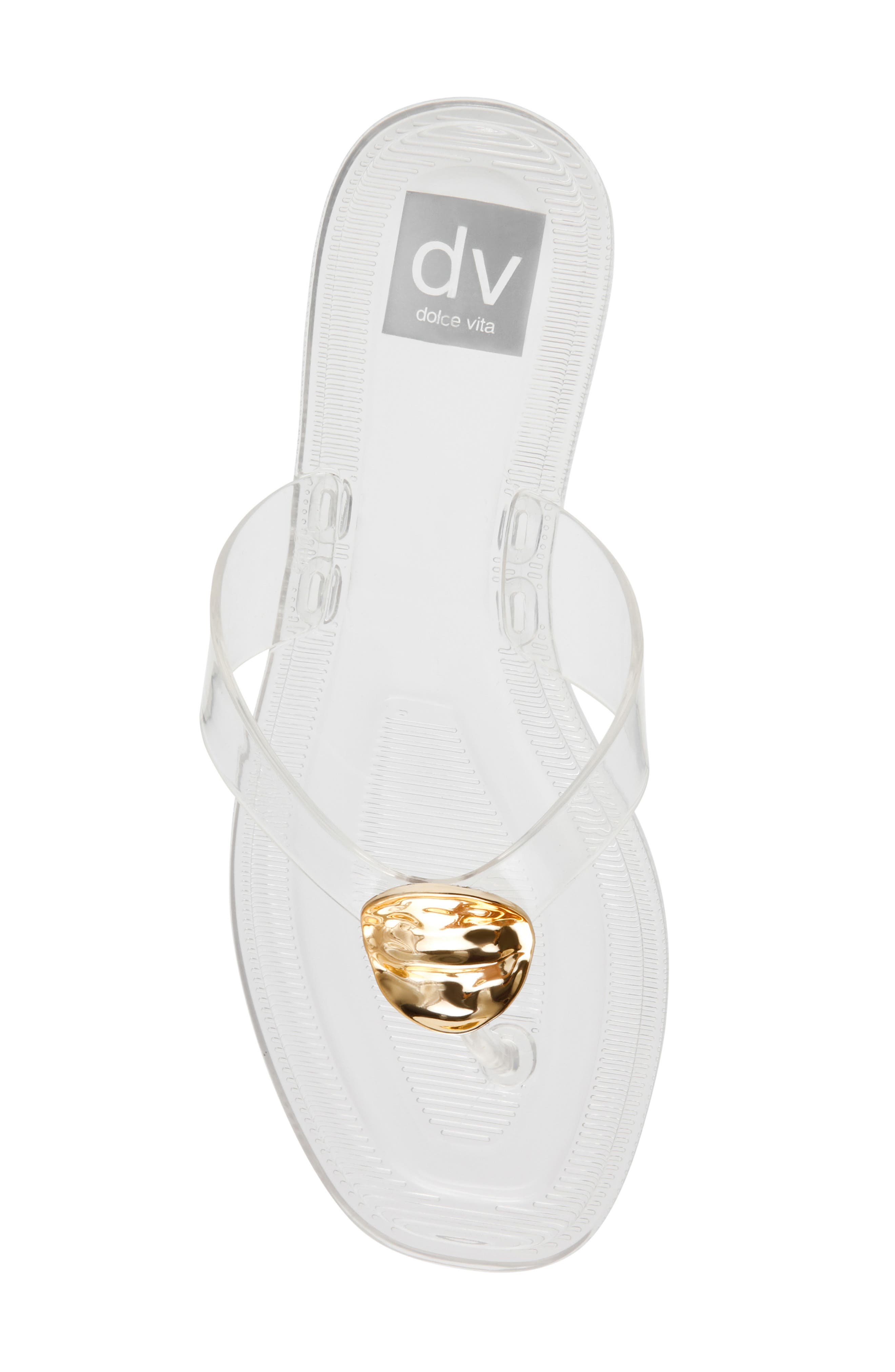 Jespar Flip Flop Sandal, Alternate, color, CLEAR
