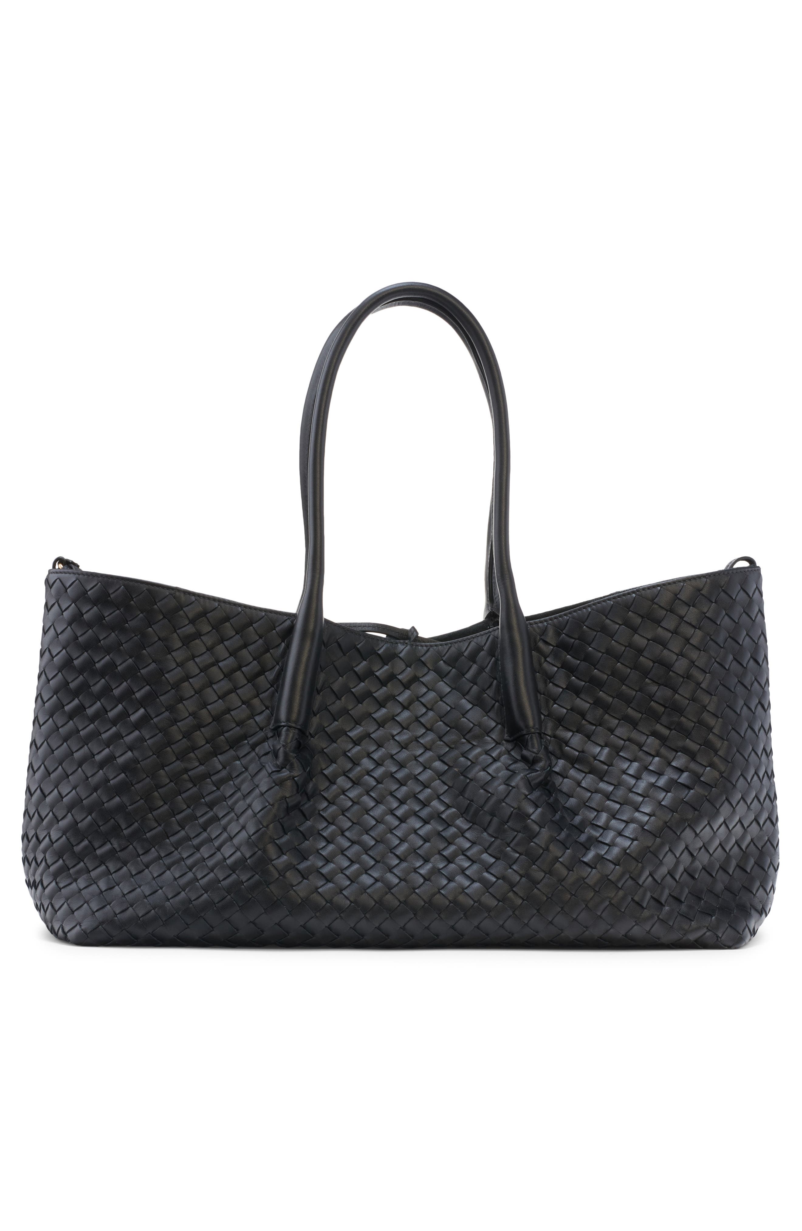 Bottega Veneta Leather & Suede Reversible Tote, Alternate, color, 