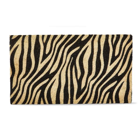 Zebra Non-Slip Coir Mat Multi Coir Everyday