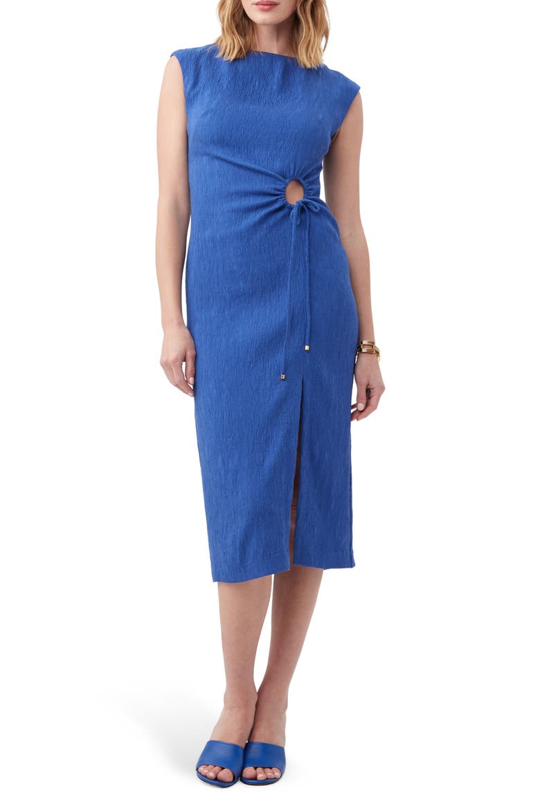 Evelyn Sheath Midi Dress, Main, color, ADMIRAL BLUE