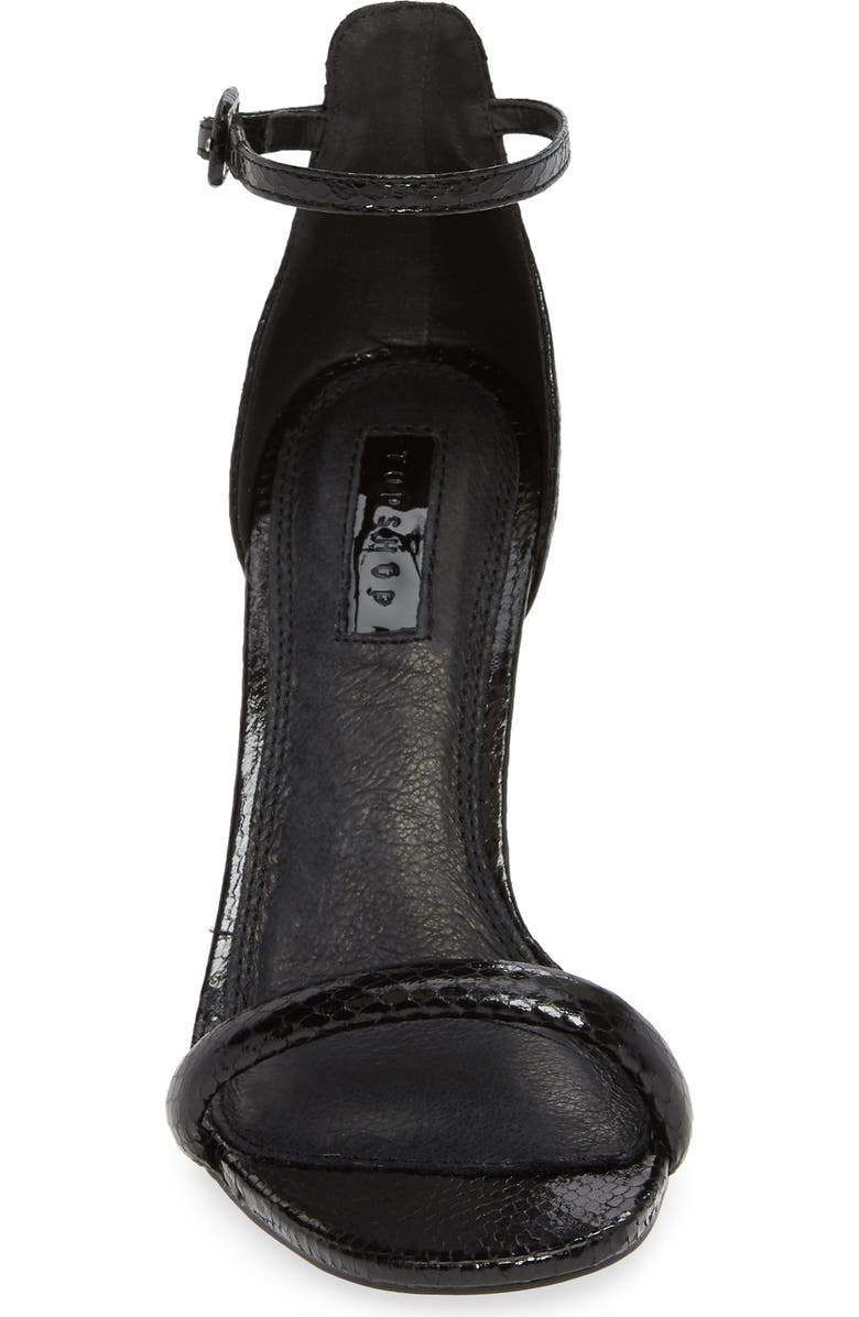 Topshop Robyn Ankle Strap Sandal, Alternate, color,