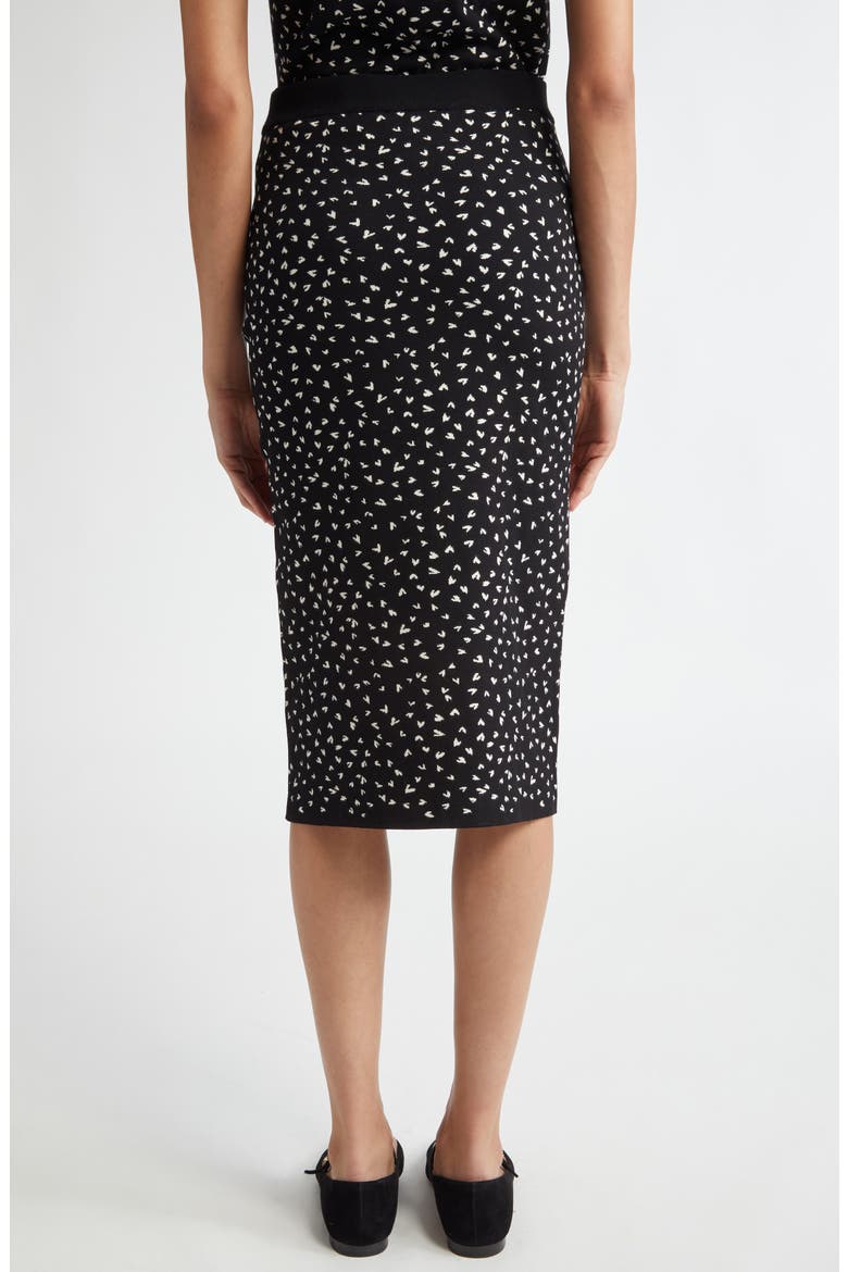 Opunzia Midi Sweater Skirt, Alternate, color, BLACK