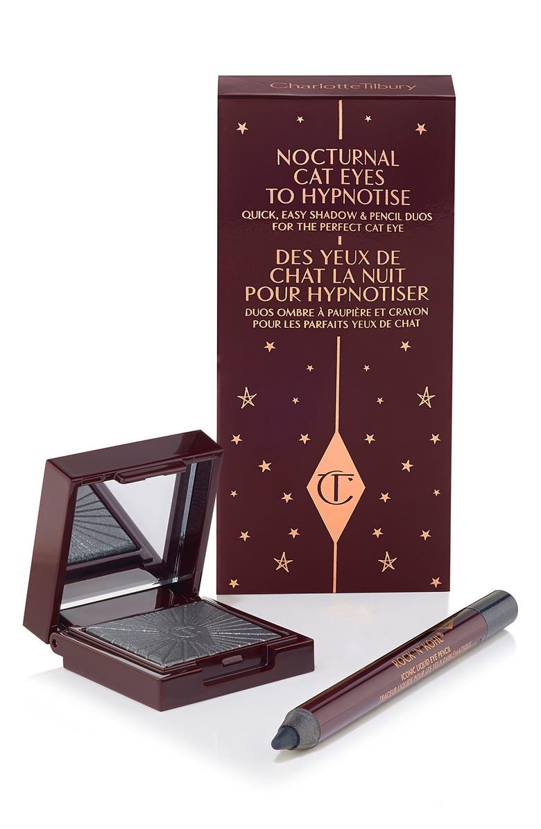 Charlotte Tilbury Nocturnal Cat Eyes to Hypnotise Eyeshadow & Eye Pencil Duo, Main, color,