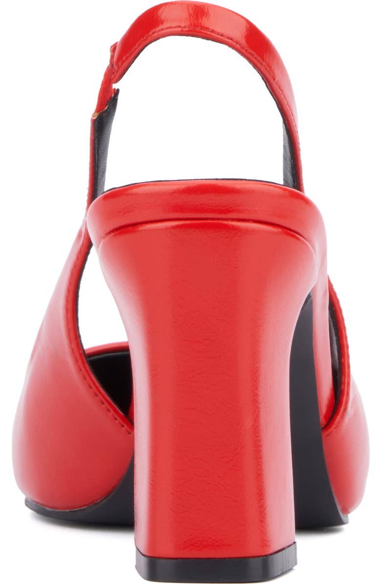 NEW YORK AND COMPANY Theresa Slingback Pump, Alternate, color, Red