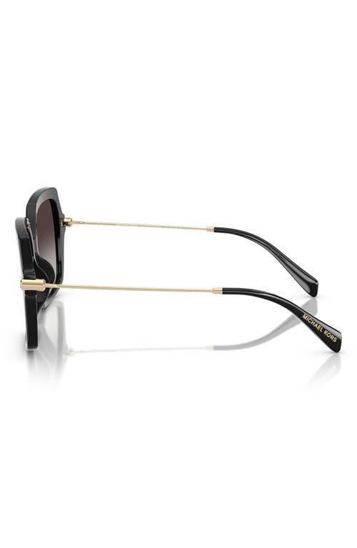 Michael Kors 55mm Square Sunglasses In Black