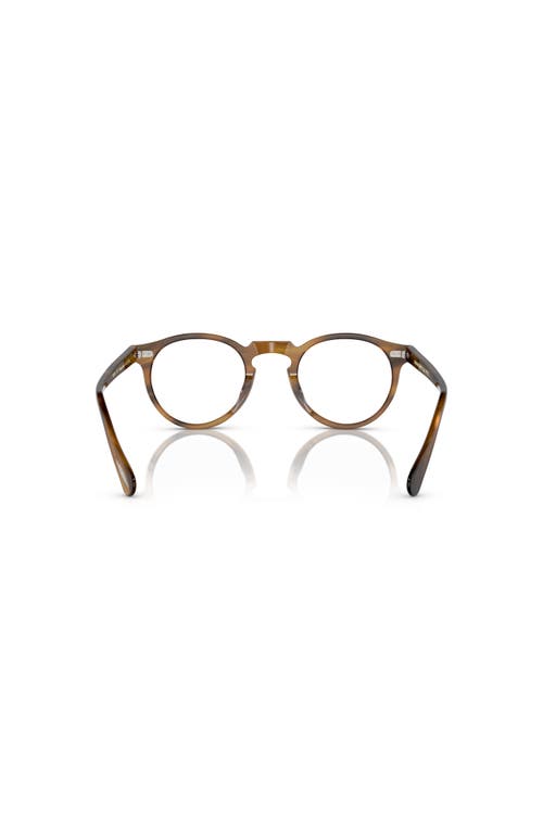 Oliver Peoples 50mm Phantos Optical Glasses In Brown