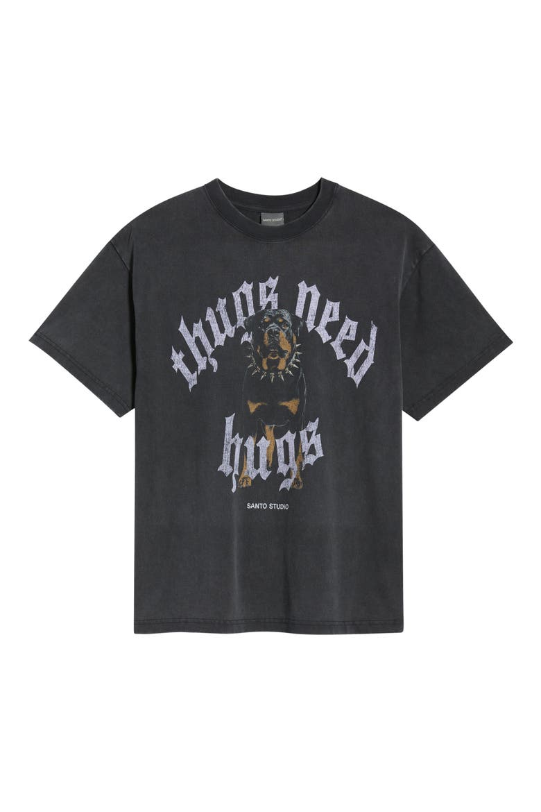 Need Hugs Graphic T-Shirt, Alternate, color, BLACK FADE