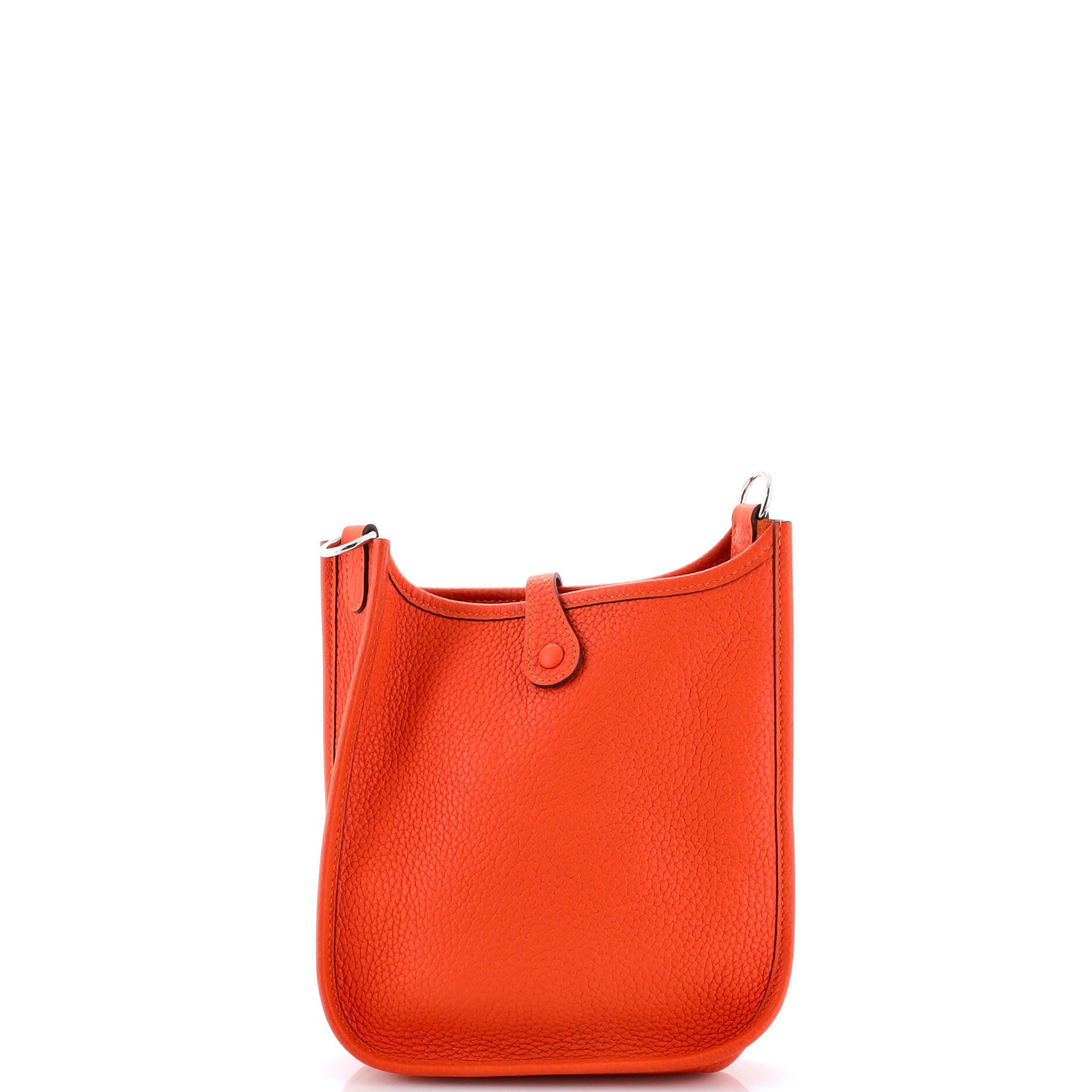 Pre-Owned Hermes Evelyne Bag Gen III Clemence TPM, Alternate, color, Feu