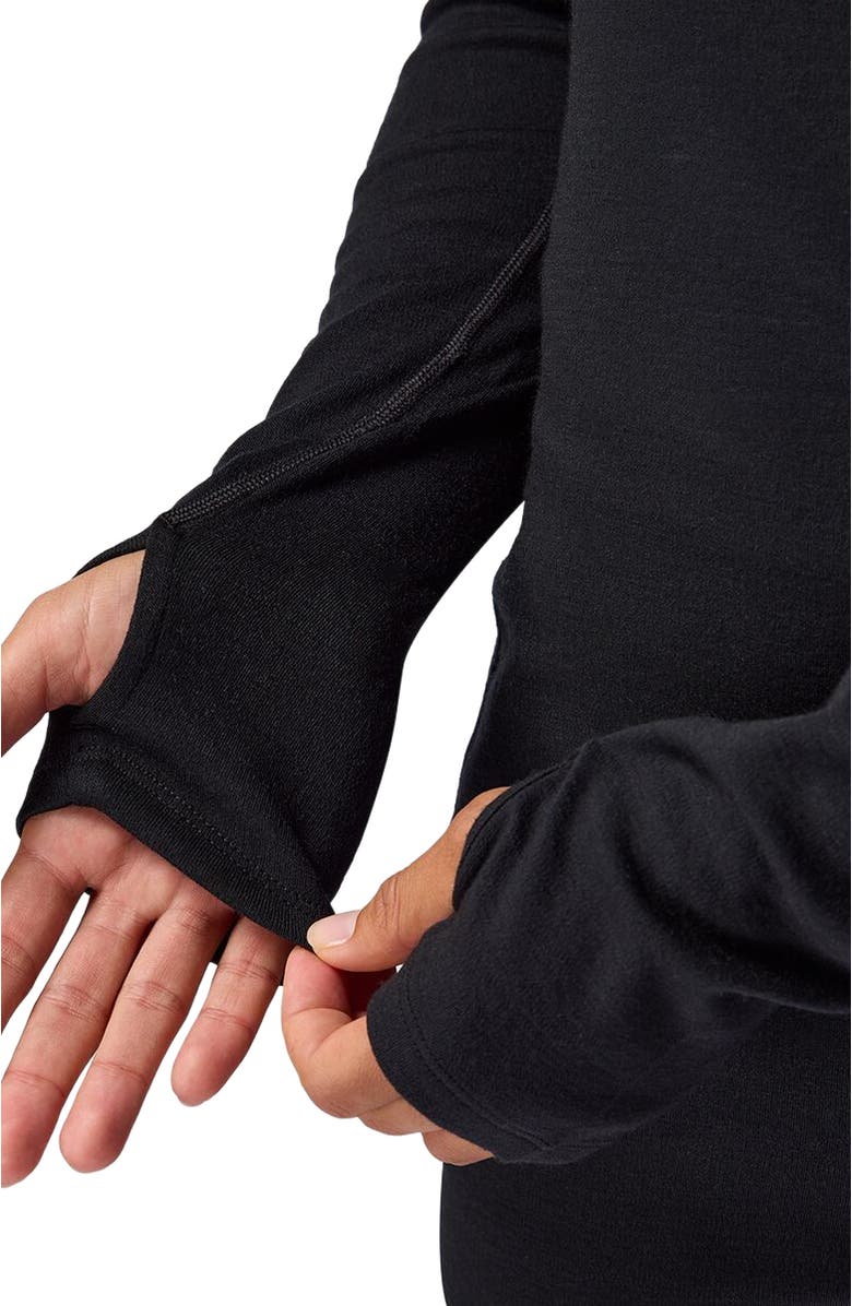 Backcountry Cedars Rws Merino Mid-Wt Baselayer Crew Top - Women's, Alternate, color, Black