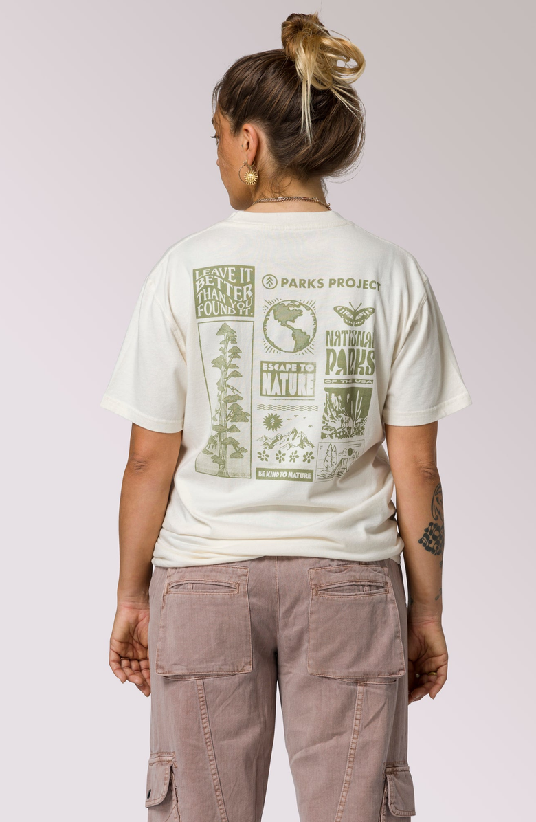 Parks Project Leave It Better Pocket Tee, Alternate, color, Natural