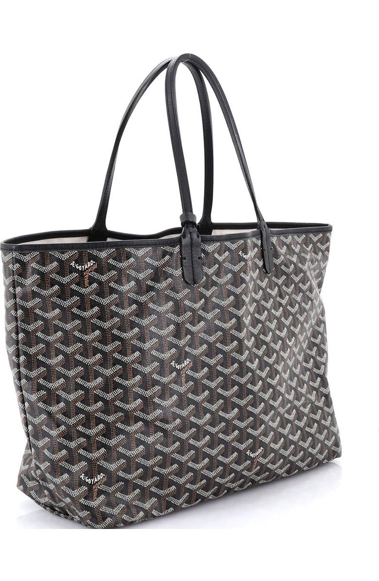 Pre-Owned Goyard Saint Louis Tote Coated Canvas PM, Alternate, color, Black