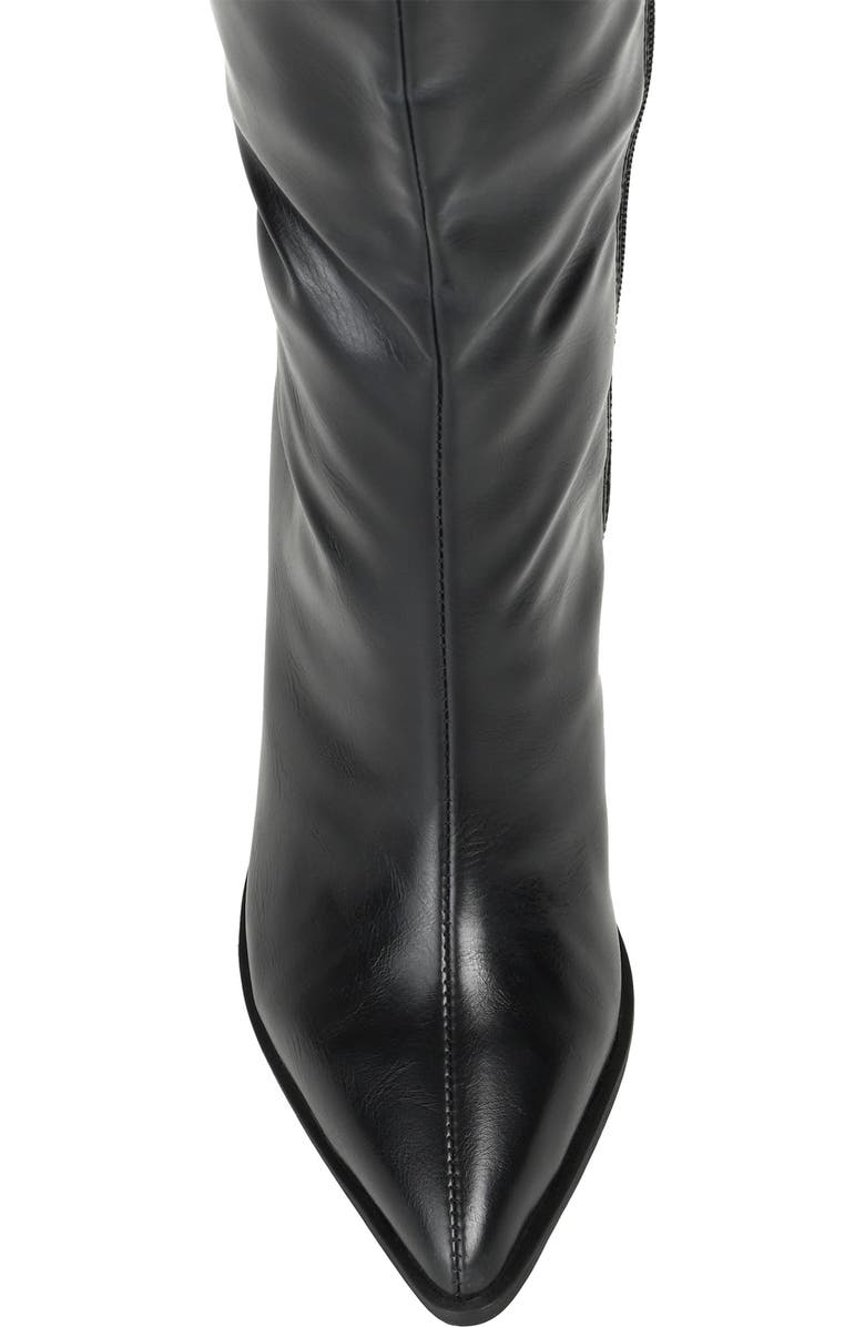 Journee Collection Daria Vegan Leather Block Heel Boot, Alternate, color,