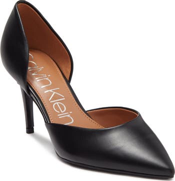 Calvin klein logo heels online