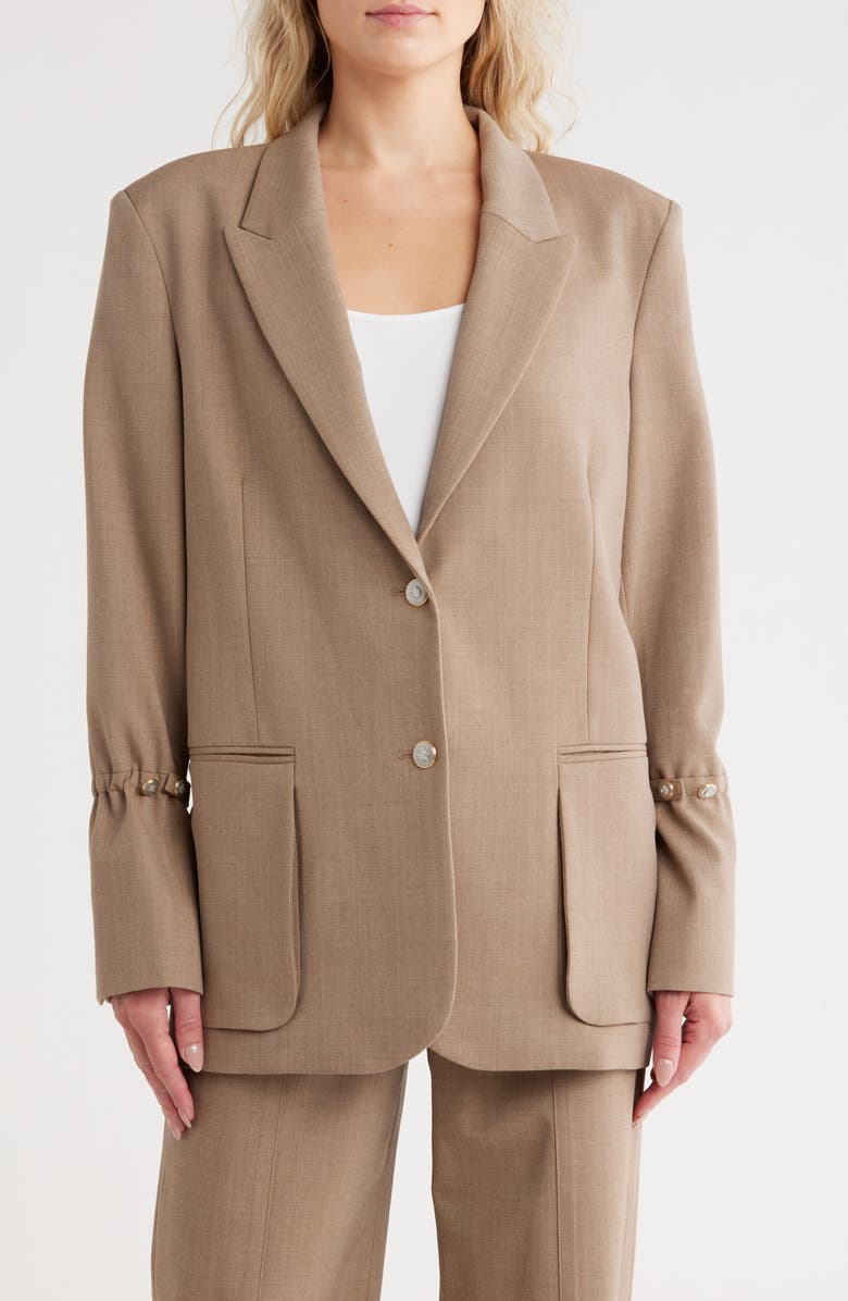 TWP Mo Wool Blend Blazer, Main, color, Sandstone