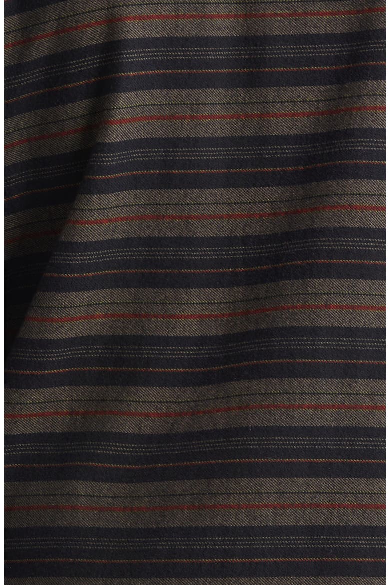 Slim Fit Plaid Twill Western Shirt, Alternate, color, DARK NAVY MULTI