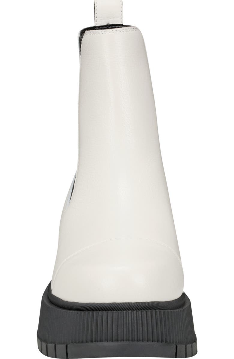 Marc Fisher LTD Bermuda Lug Sole Chelsea Boot, Alternate, color, Ivory