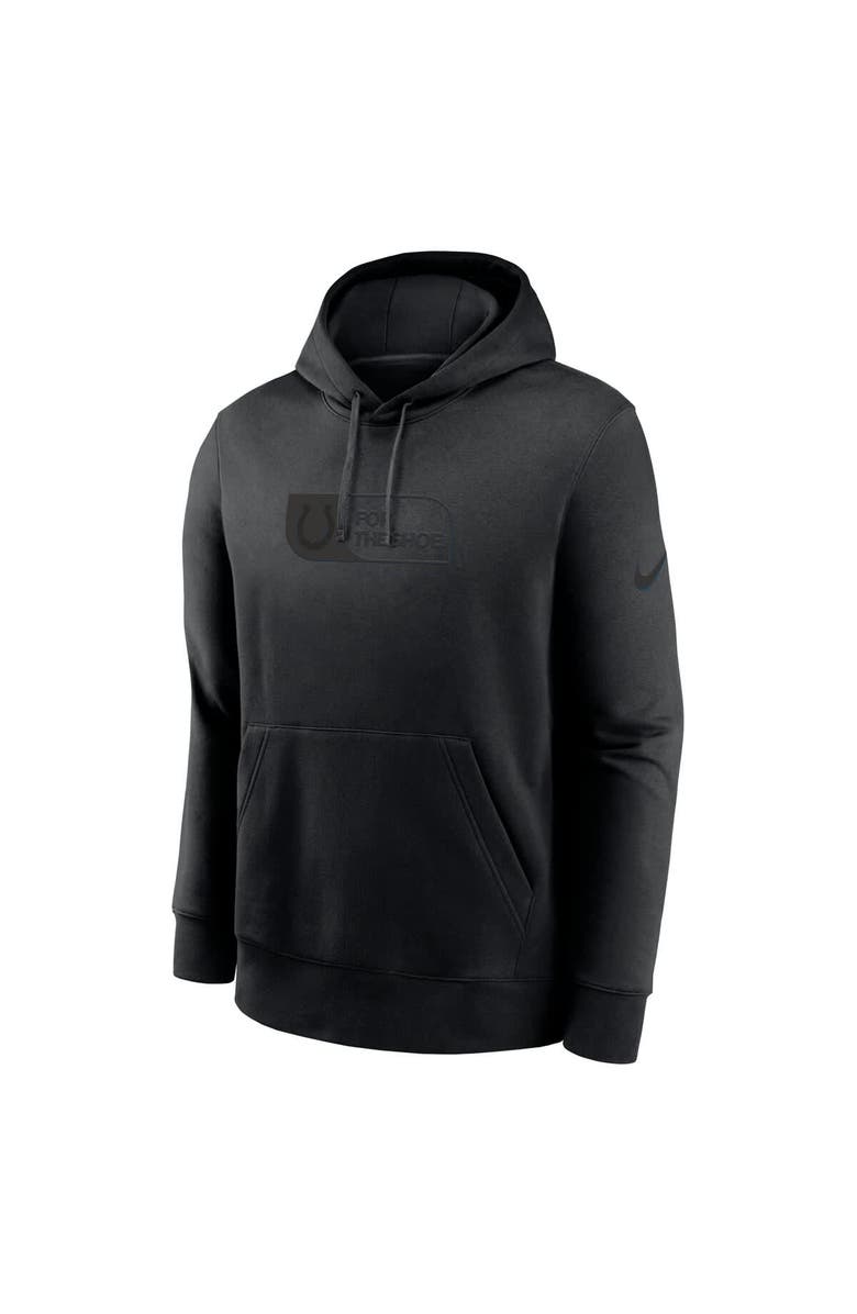 Nike Men's Nike Black Indianapolis Colts Edge French Terry Club Pullover Hoodie, Alternate, color, 
