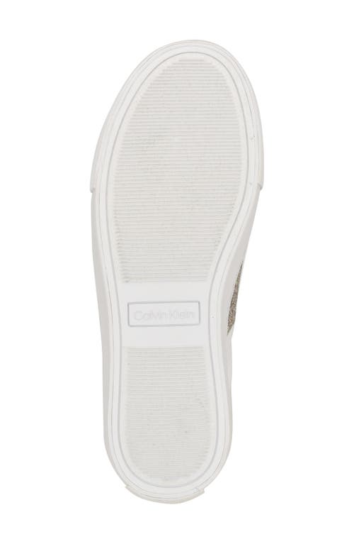 Calvin Klein Gwena 2 Sneaker In White/almond