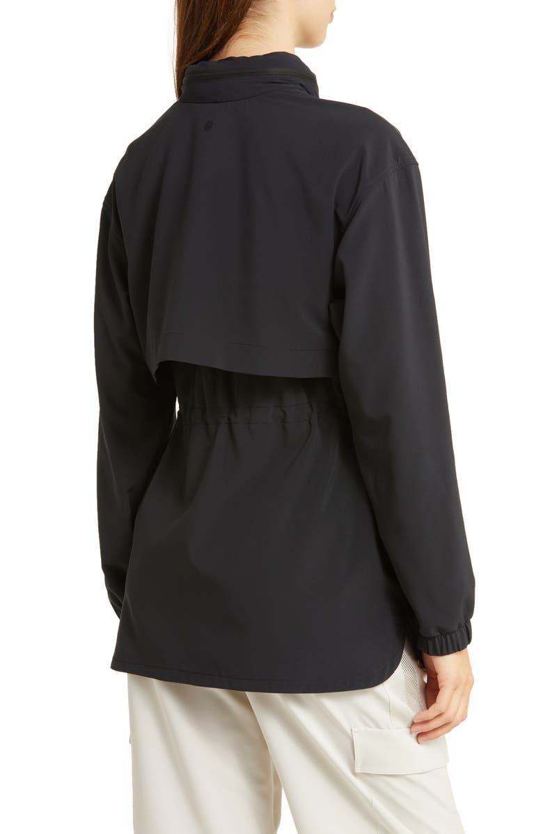 Zella Getaway Hooded Utility Jacket, Alternate, color, 
