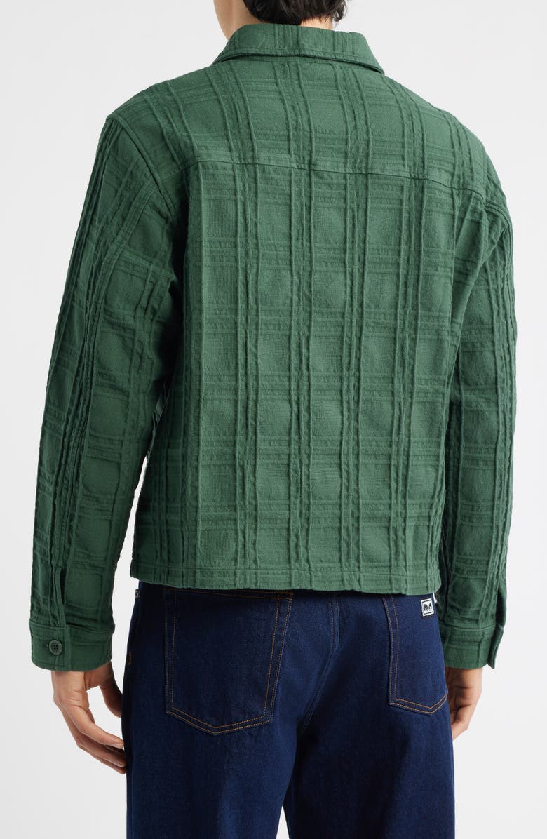 Percival Canyon Heavyweight Check Overshirt, Alternate, color, Forest