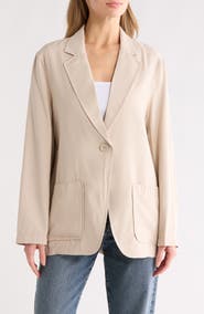MAX STUDIO Single Button Blazer