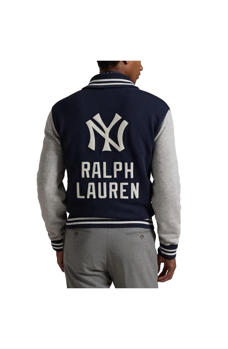 Polo Ralph Lauren Men's Polo Ralph Lauren Navy New York Yankees Full-Snap Varsity Jacket, Alternate, color,