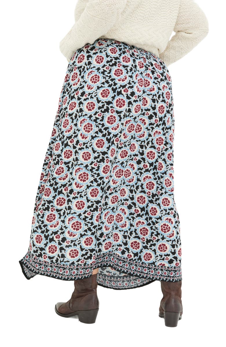FatFace Women's Plus Size Arabella Wild Floral Midi Skirt, Alternate, color, 