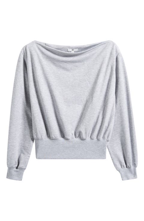 Off the Shoulder Sweatshirt