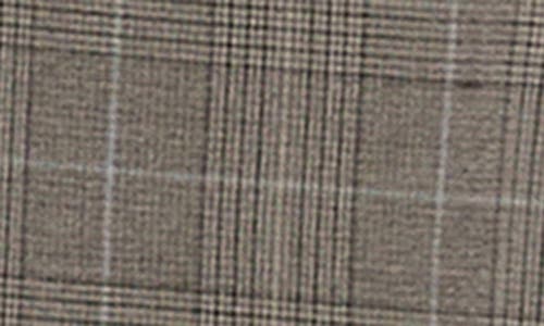 Mango Check Wide Leg Suit Pants In Gray