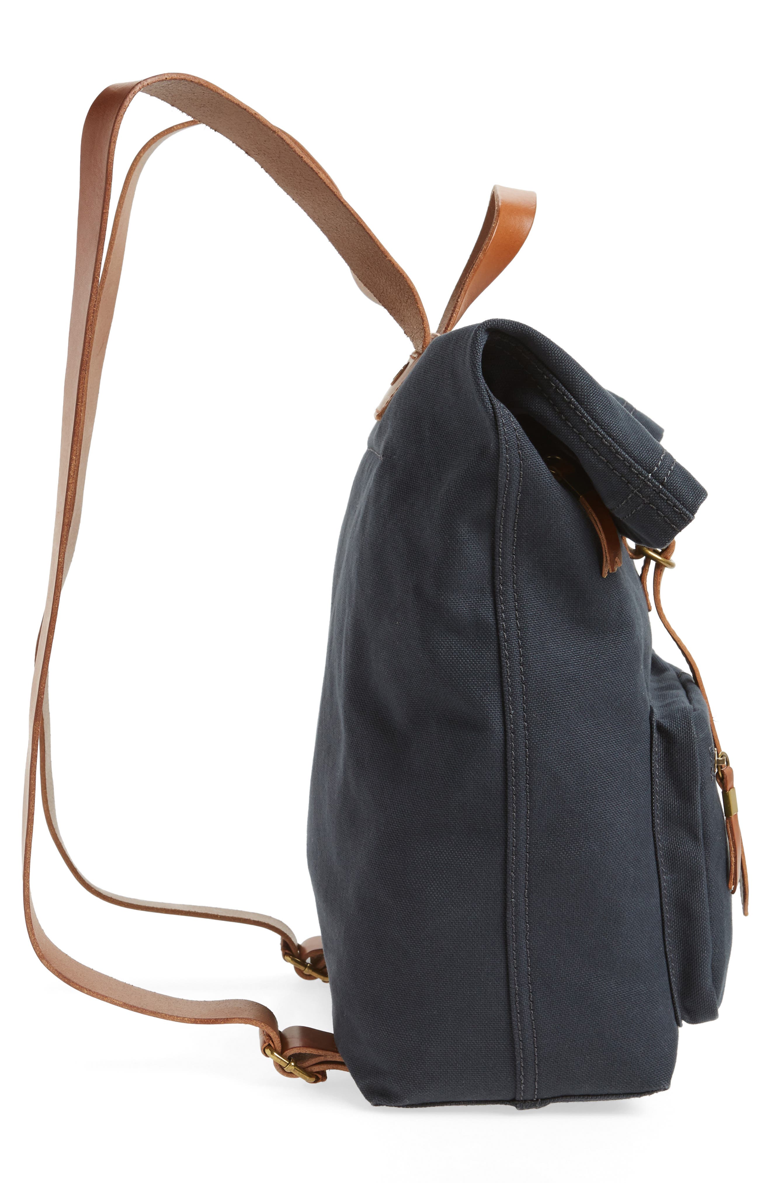 Madewell The Canvas Foldover Backpack, Alternate, color, 