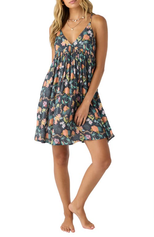 O'neill Loinda Flow Mel Print Cover-up Minidress