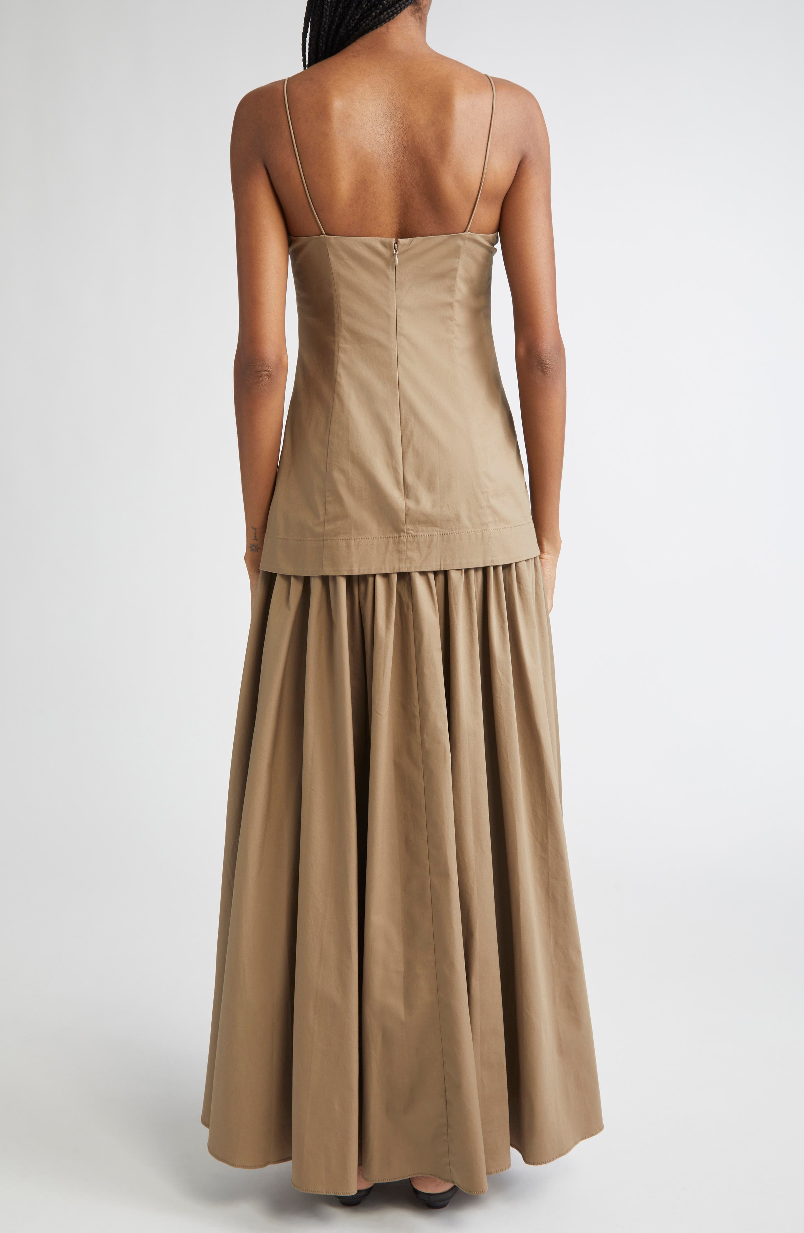 Ari Gathered Sleeveless Maxi Dress - image 2