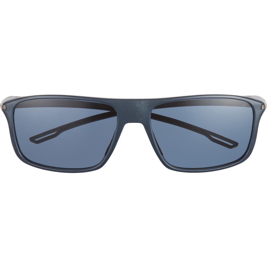 Tag Heuer Vingt Sept 60mm Rectangular Sunglasses In Blue
