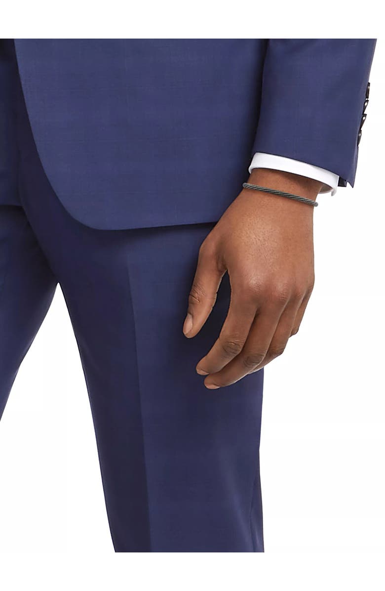 Jan Leslie Adjustable Stainless Steel Twisted Cable Cuff Bracelet, Alternate, color, Gunmetal