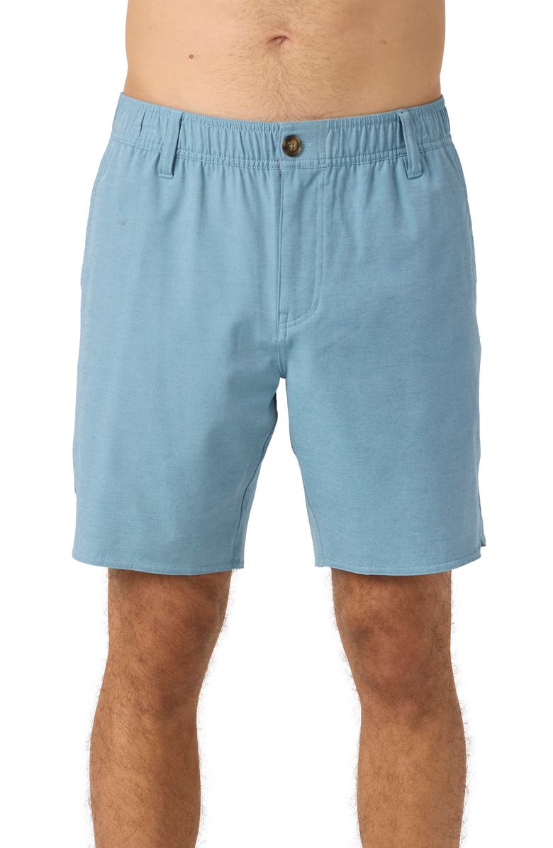 O'Neill Reserve Water Repellent Shorts, Main, color, Indigo