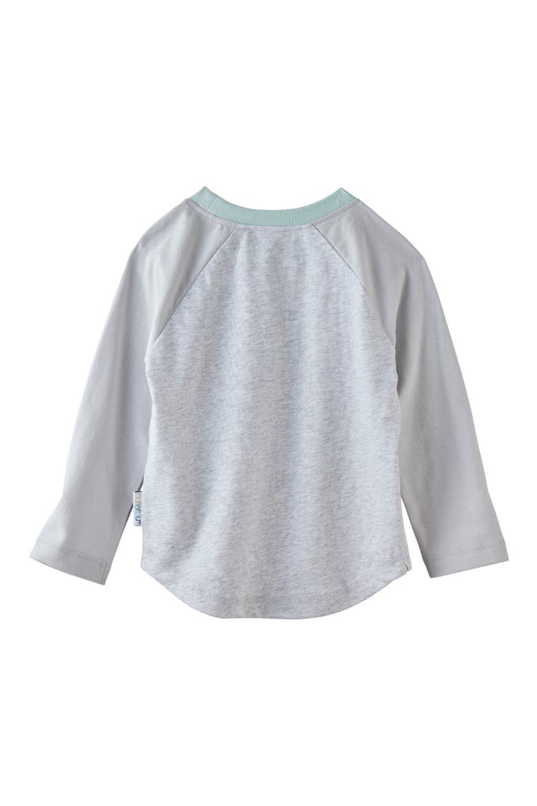Rookie 3-Pack Organic Cotton Baseball T-Shirts, Alternate, color, SEAFOAM