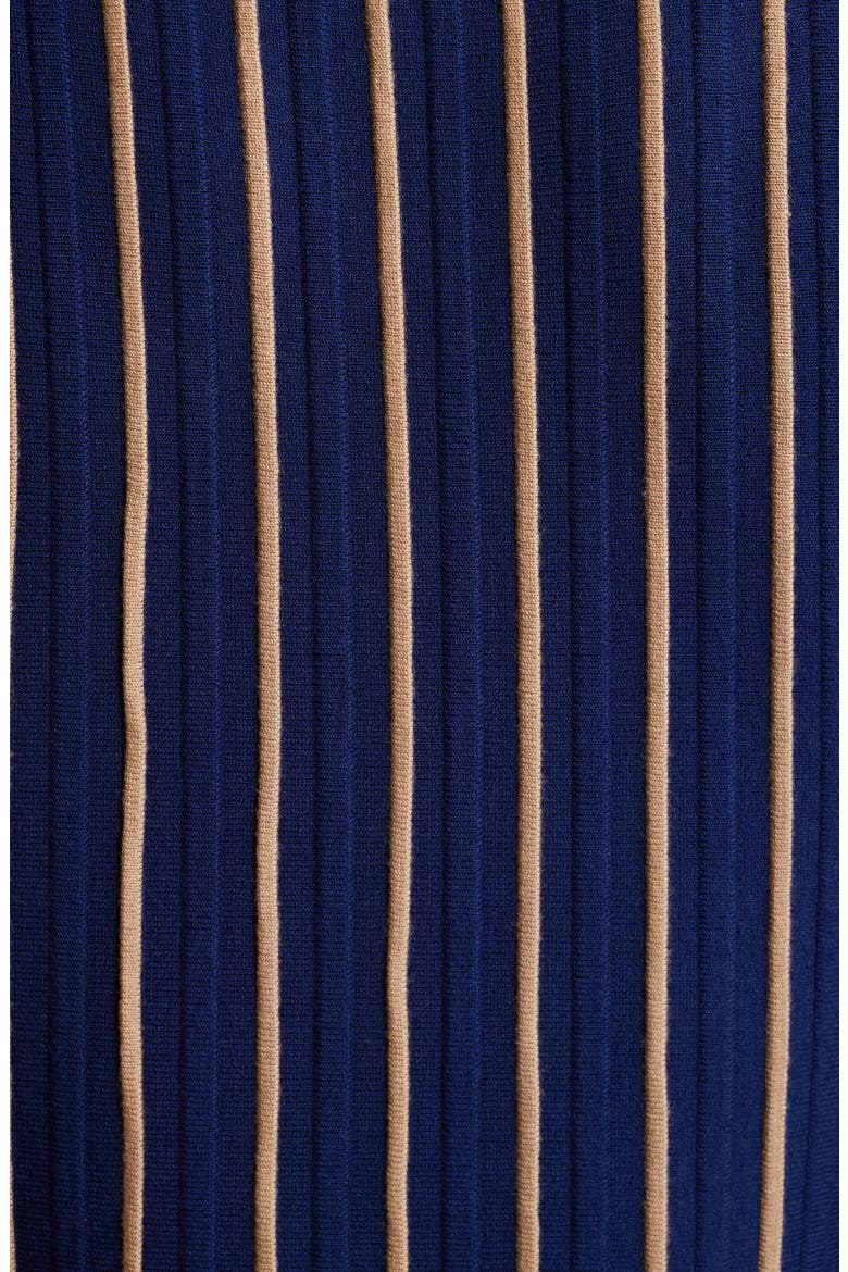 Tie Belt Knit Dress, Alternate, color, NAVY/ TAUPE