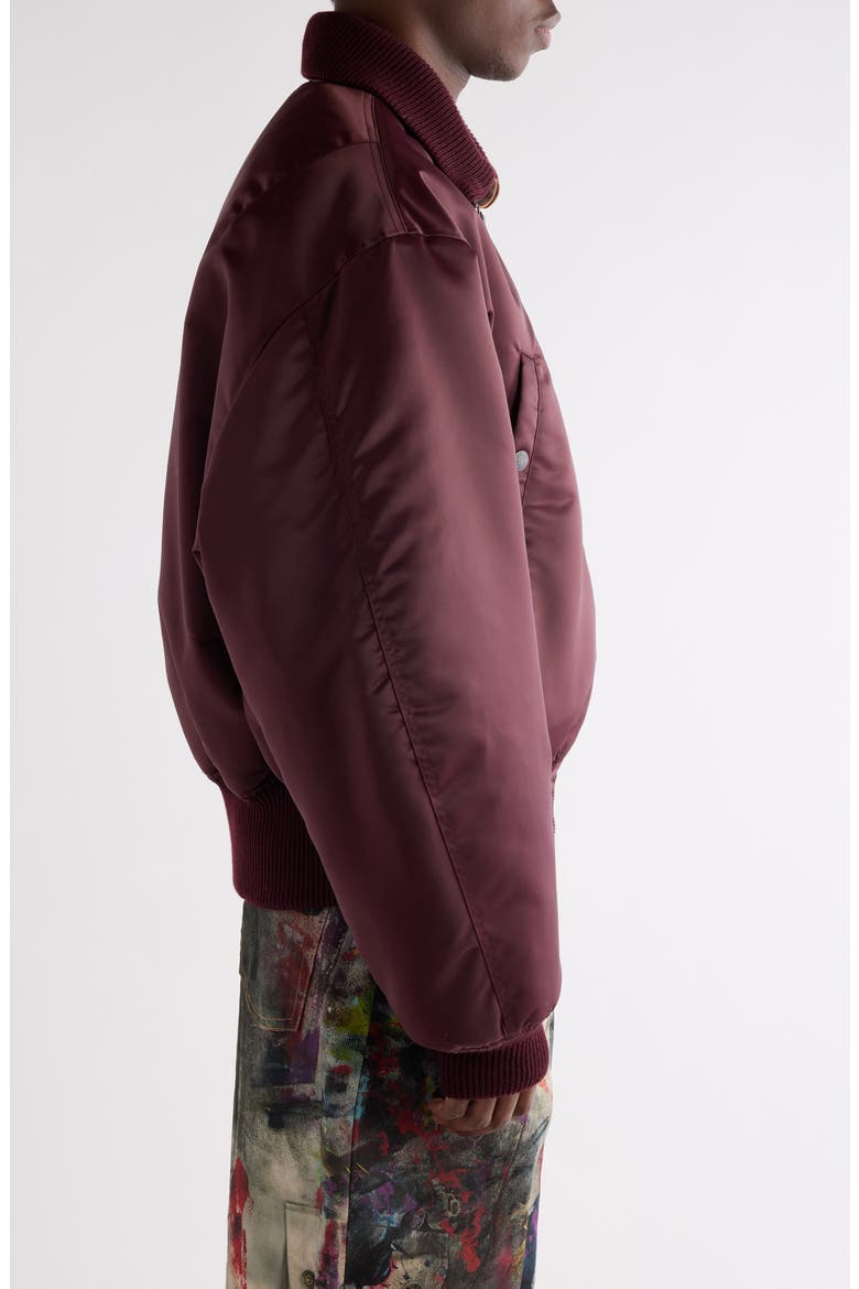 Olievo Technical Bomber Jacket, Alternate, color, BURGUNDY