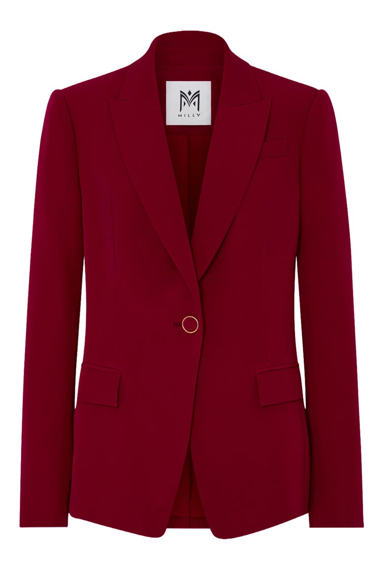 Avery Cady Blazer, Main, color, BURGUNDY