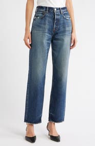 MOUSSY VINTAGE Atmore Wide Straight Leg Jeans