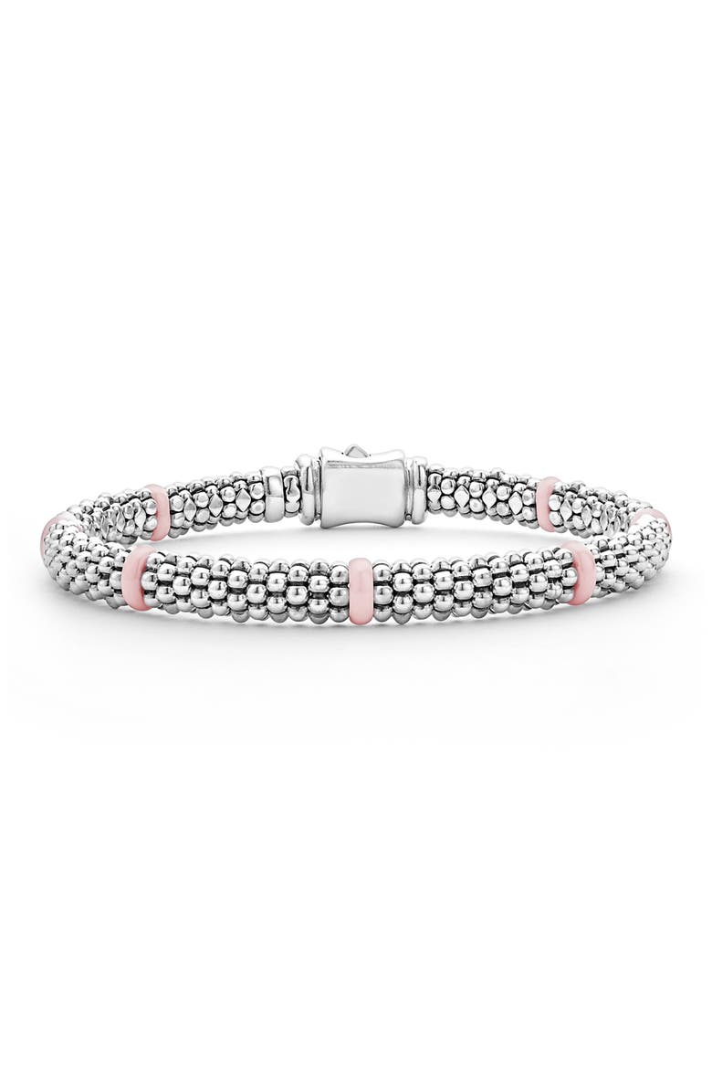 Pink Caviar Ceramic Station Bracelet (Nordstrom Exclusive), Main, color, PINK