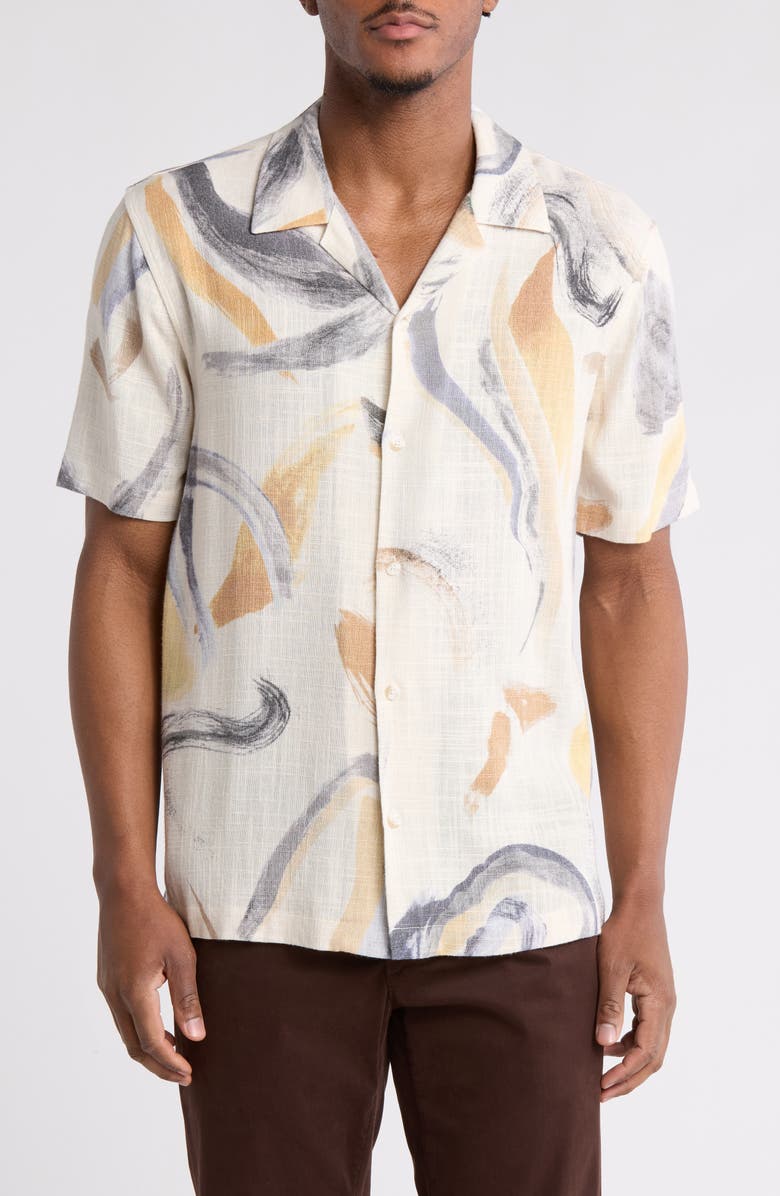 JASON WU Abstract Camp Shirt, Main, color,