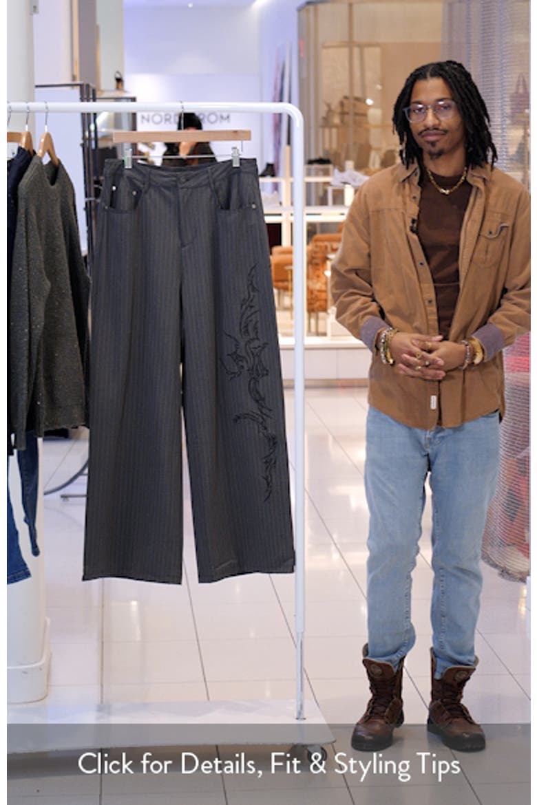 Goliath Gothic Pinstripe Oversize Pants video