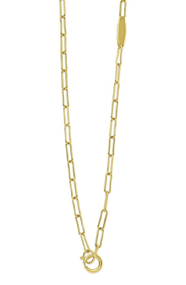 LAGOS Men's Anthem Paper Clip Chain Necklace, Alternate, color, Gold