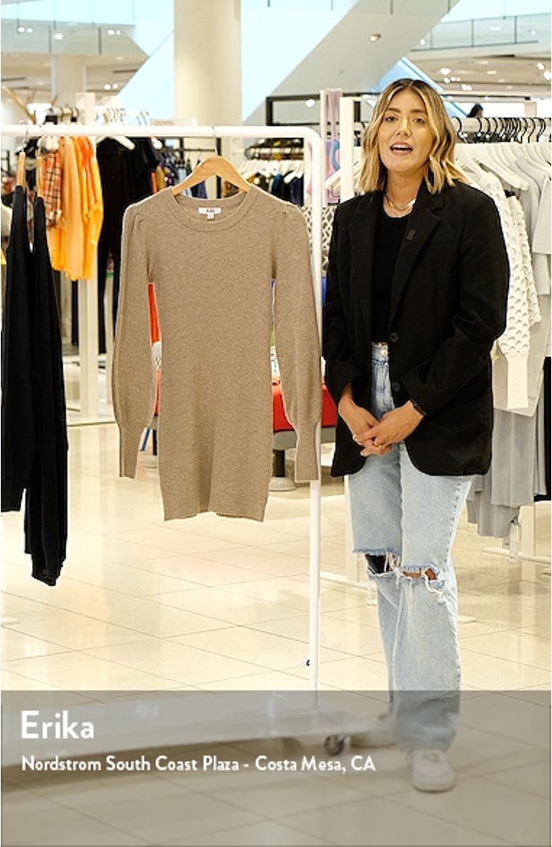 You Got This Ribbed Long Sleeve Mini Sweater Dress, sales video thumbnail