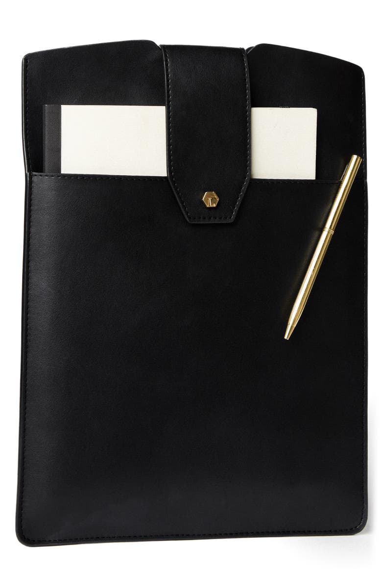 Laptop Clutch, Alternate, color, BLACK