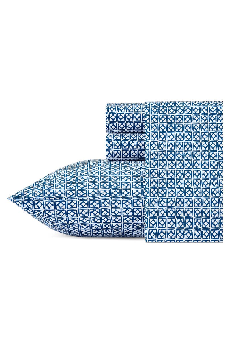 Cascara 200 Thread Count Sheet Set, Main, color, BLUE